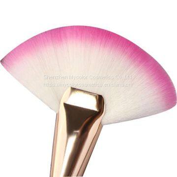 3D Sakura Princess Individual Customize Synthetic Hair Fan Brush Makeup Brush photo-4
