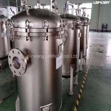 15-30 t /h 5 micron pp bag filter housing liquid bags filter housing stainless steel 304/316 single bag filters and housings