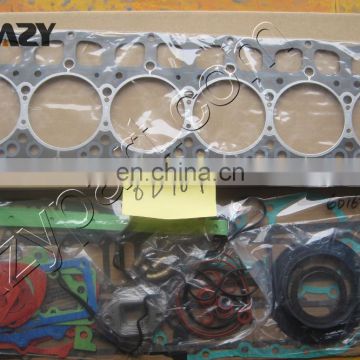 6d16t engine overhaul gasket kit.6d16t engine gasket kitfor excavator spare parts