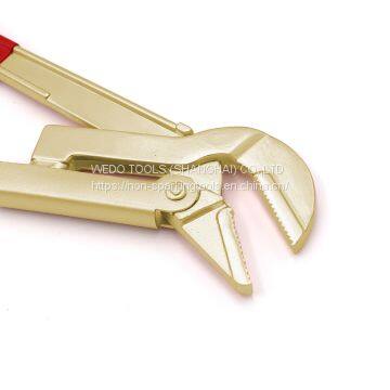 WEDO Non Sparking Aluminium Bronze DIN5234 Water Pump Pliers, Swedish Type 45° photo-3