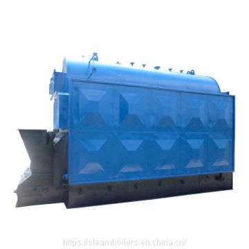 Industrial Horizontal Chain Grate Rice Husk Wood Biomass Coal Fired Steam Boiler for Rice Mill