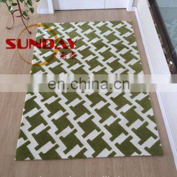 Machine Knitted Rug Grey Cotton Backing-M122 photo-5