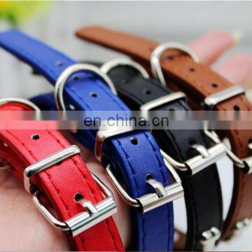 Soft Touch Basic Classic Padded Leather Pet Collars Adjustable Durable Dog Collars Pet Supplies photo-5