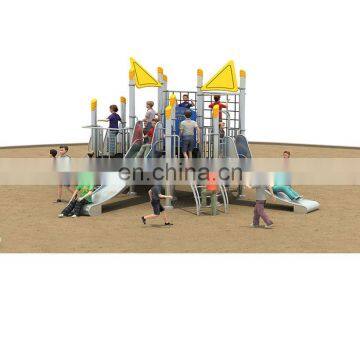 Children play game stainless steel slides and kids playground outdoor slide