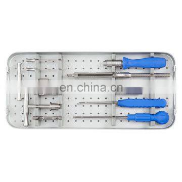 China Manufacture Bone Surgery Instruments Small Fragment Locking Plates Instruments Set AO Orthopedic Surgical Implants
