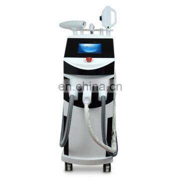 Salon popular!the best beauty multifunction machine e-light ipl rf+nd yag laser multifunction machine