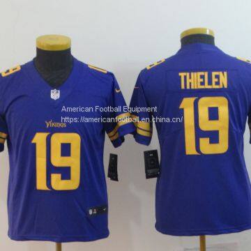 Minnesota Vikings #19 Thielen Kids Purple Jersey