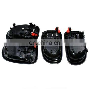 4PCS Black Interior Door Handles Front Rear Left Right For 1993-97 Corolla