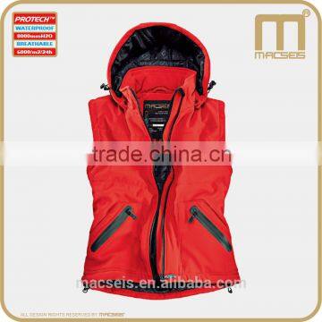 3LAYER SOFTSHELL OUTDOOR FUNCTIONAL WATERPROOF PADDED VEST