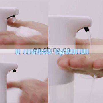 CE ROHS plastic 350ml hand sanitizer spray machine handfree touchless automatic shower foam soap dispenser