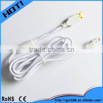 Fast Charging Nylon Braided Charger Data Usb Cable 1m photo-3