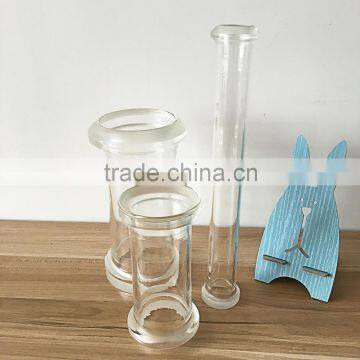 borosilicate 3.3 glass bump glass pipes pyrex glass pipe sections pipeline