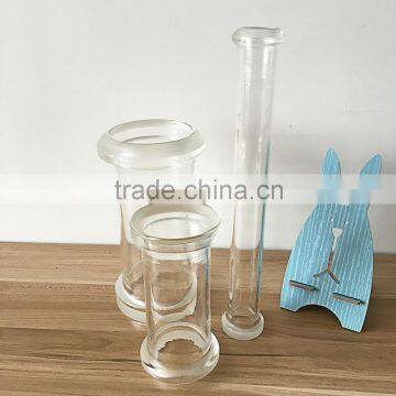 Borosilicate 3.3 Glass Bump Glass Pipes Pyrex Glass Pipe Sections Pipeline