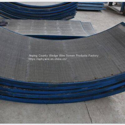 Sieve Bend Screening , Stainless Steel 304 Johnson V Wire Wrapped Wound Screen Plate photo-4