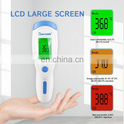 Guangzhou Berrcom non-contact infrared thermometer measures body and surface and ambient temperature