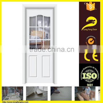 hot sale bathroom solid wooden cheap glass door