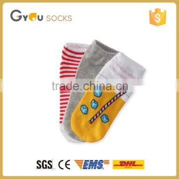 2016 Paper print women new design socks ankle socks