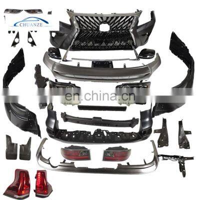 Body Parts 10-19 GX400 GX460 Modified 2020 Face Grille Upgrade TRD Front Rear Bumper Body Kits For Lexus photo-4