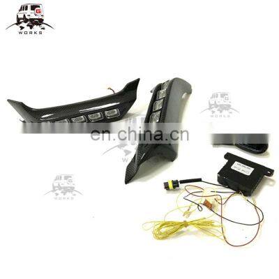 4x4 Front Side Lip Fit for G-class W463 4x4 2013-2017year to B-style Carbon Fiber Front Lip photo-2