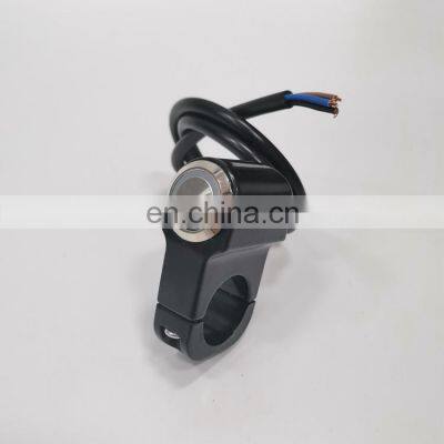 Motorcycle Handlebar Switch Third Gear White YXRZ-S2 Metal Waterproof Switch With Lamp and Push Button photo-4