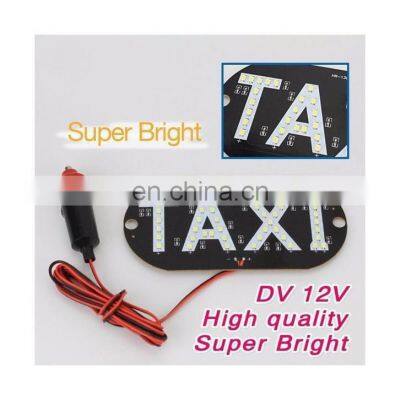 Led Lighted Sign Taxi Super Bright Auto Vehicles Car Plastic Signal Light Taxi Roof Led Top Light Board Windshield Sign photo-4