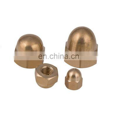 DIN Wheel Lock Bolt Brass Acorn Nut