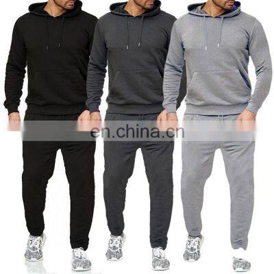 new arrival Plus Size two piece set jogging men tracksuit sweatshirts men's hoodies