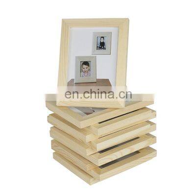 new product ideas 2021 eco-friendly nordic rustic style wooden picture photo frame