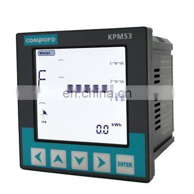 220V/380V Power distribution digital panel power monitor 3 phase energy power meter