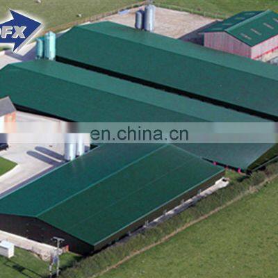 Chicken Cow Pig Goat Feeding Modern Prefabricated Steel Poultry Farms