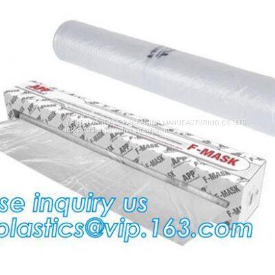 Car Shielding Protective Film, Coreless Auto Paint Masking Film, Auto Paint Masking Film With Paper Core, HDPE Masking photo-5