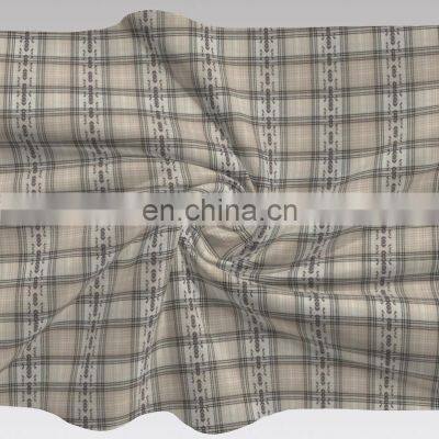 Новая мода. 100% ткань из BCI хлопка, двойная сетка, прядильно-оттеночная, для повседневной одежды photo-3