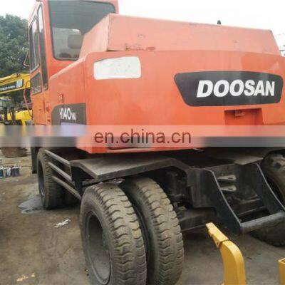 High Quality Doosan Excavator for Sale , Original Doosan Dh140w-7 Wheel Excavator , Doosan Dh140 Dh150 Dh210 photo-2