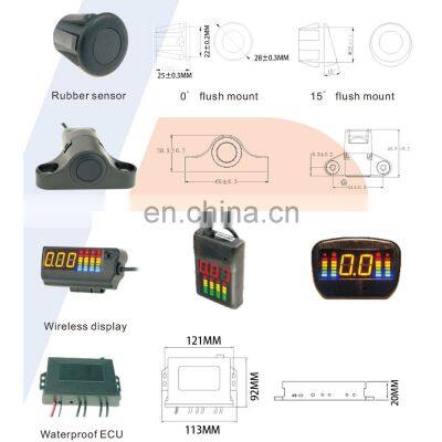 Ultrasonic Universal Car Smart Reverse Rear Truck Parking Sensor System
