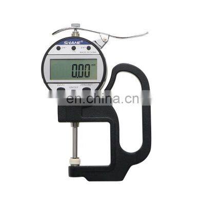 SHAHE 0-25 mm 0.01 mm digital thickness gauge leather thickness gauge