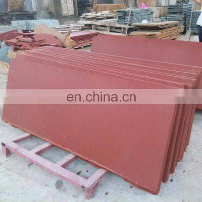 Sichuan Xinfengrui Natural Red Sandstone Slabs Wall Decoration Price per Ton for Sale photo-5