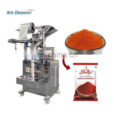 Automatic powder sachet packaging line machine 20g 100g chilli powder package machinery