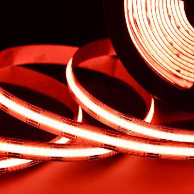 Waterproof IP20/67 COB Strip DC12v 24V Outdoor Building Light COB LED Strip Flexible RGB 18W