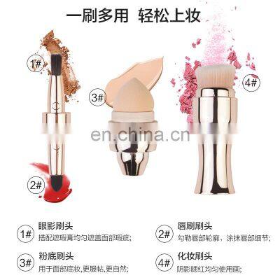Hot Sale Mini 4 in 1 Makeup Brush Cleaner Set Luxury Multi Functional Make up Brush Set
