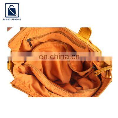 Leading Supplier of Anthracite Fitting Cotton Lining Material Women Genuine Leather Shopper Bag at Wholesale Price photo-3