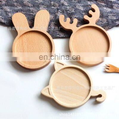 Custom Home Decorative Christmas Serving Tray Kitchen Mulfuntiction Food Dessert Bamboo Elk Plate photo-5