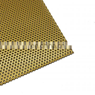 Punching Round Hole Decorative Perforated Metal Mesh Sheet Plate