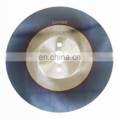 LIVTER China Manufacture HSS Circular Saw Blade For Metal Slitting Circular Saw Blade Cut Metal