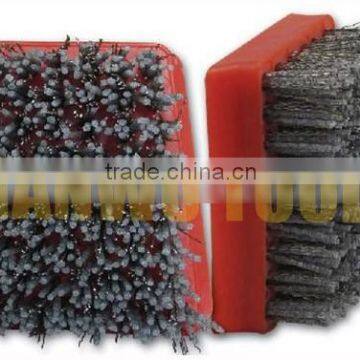 Frankfurt shape diamond floor abrasive nylon brushes