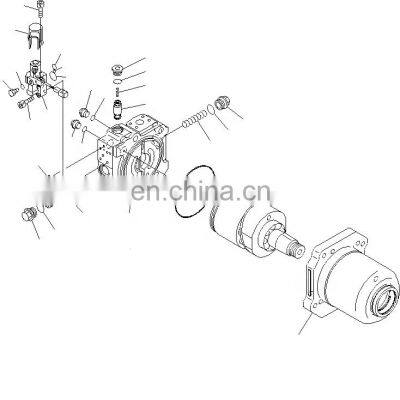 708-7H-00640 708-7H-11910 Bulldozer Hydraulic Drive D375A-5 Fan Motor