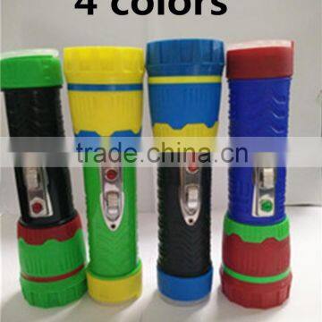 Flashlight Plastic Africa No Rechargeable Led Torch Light