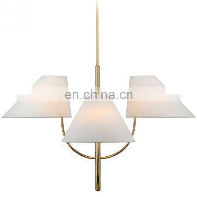 Lamp Hotel Bedroom Bedside Home Decor Contemporary Small Fabric Ceiling Chandelier photo-2