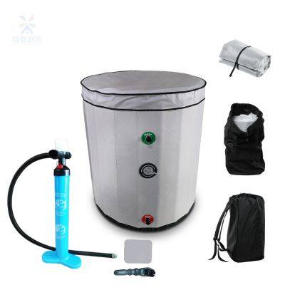 inflatable ice plunge ice barrel