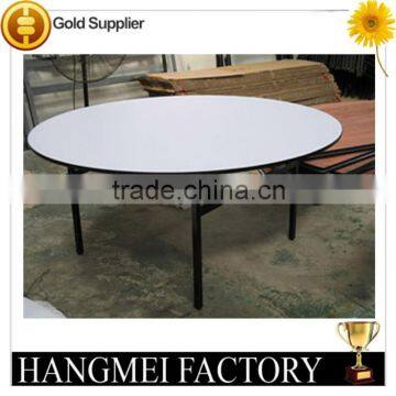 cheap wholesale 6ft folding round plywood banquet table