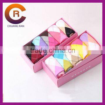 2014 New Design White Card Cardboard Socks Box Custom Paper Socks Packaging Box